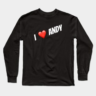 i ❤️ andy Long Sleeve T-Shirt